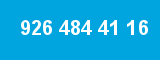 926 484 41 16 926 484 41 16